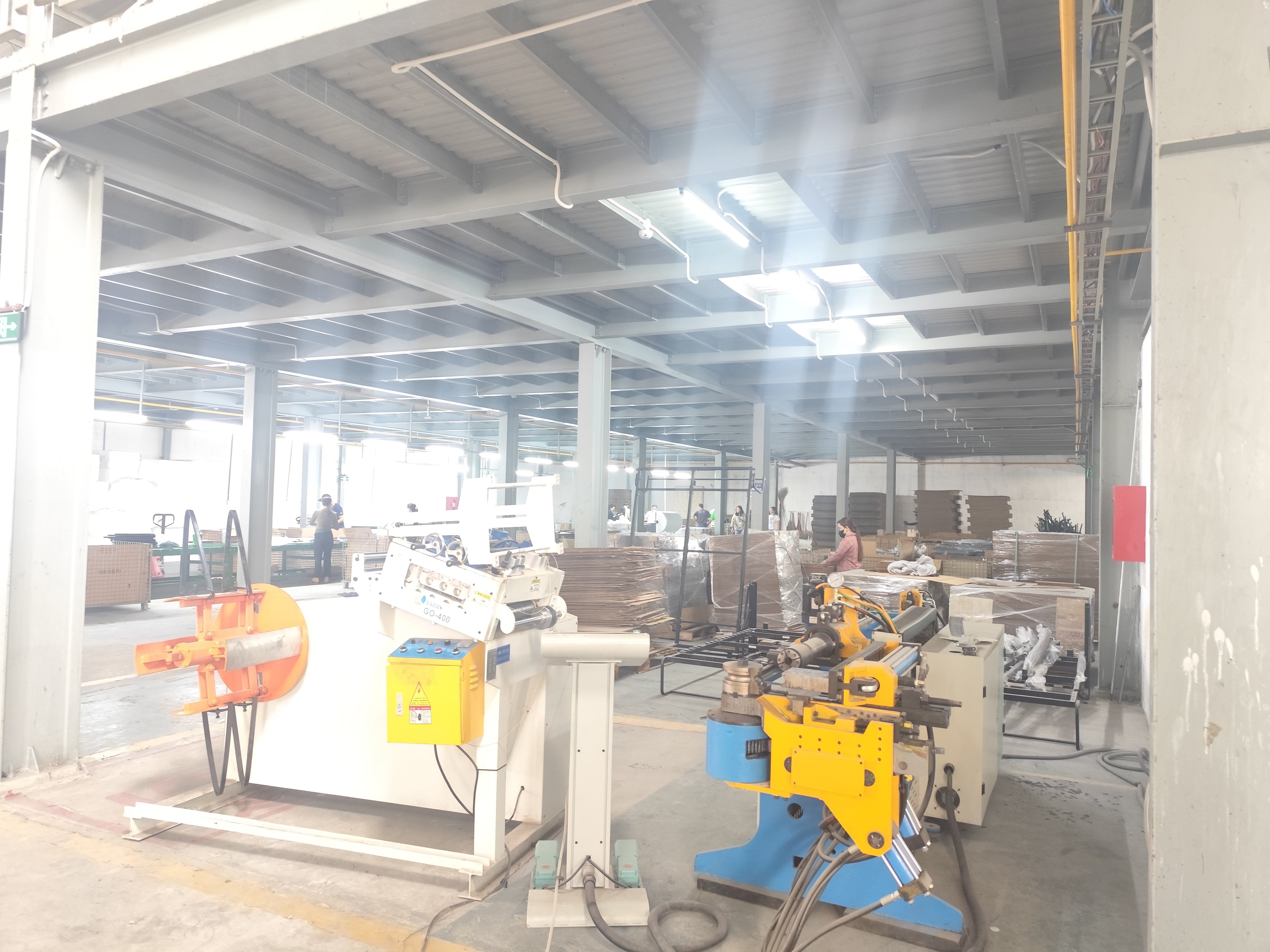CNC tube bending machine + uncoil machine